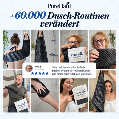 PureHaut Peeling-Duschtuch