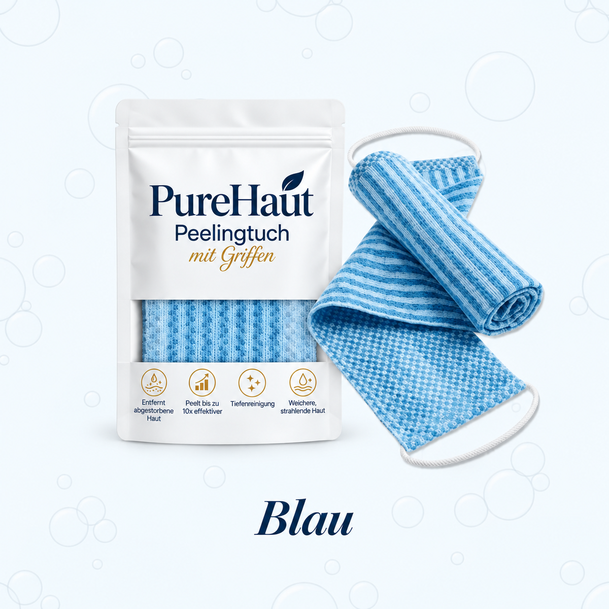 PureHaut Peeling-Duschtuch