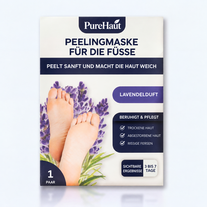 PureHaut Lavendel Fußpeeling-Maske