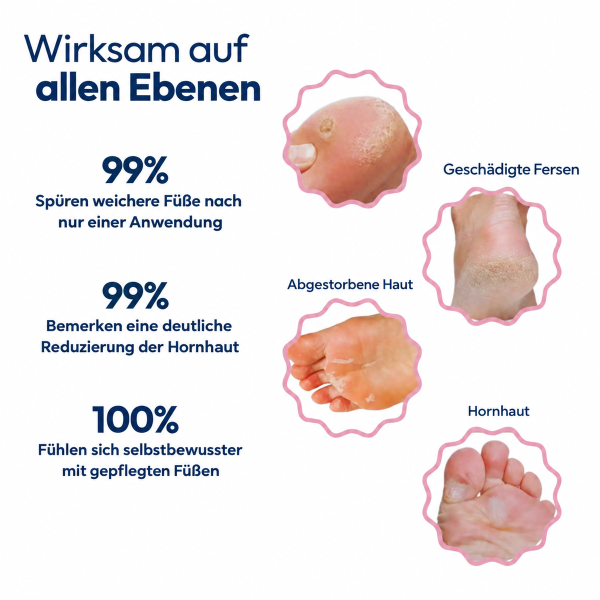 PureHaut Lavendel Fußpeeling-Maske
