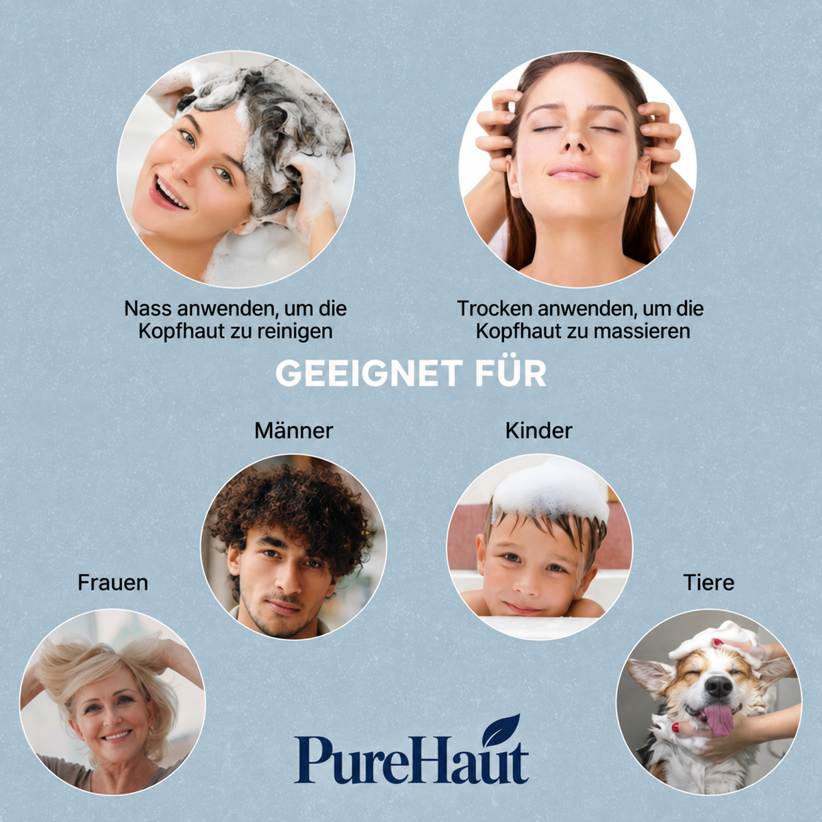 PureHaut ScalpCare Kopfhautbürste
